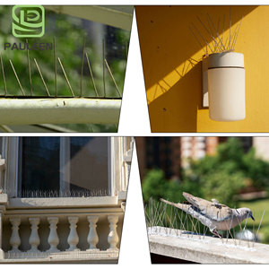 Pointes <span class=keywords><strong>anti</strong></span>-oiseaux en acier inoxydable pour extérieur, dissuasives contre les oiseaux, empêchent les <span class=keywords><strong>pigeons</strong></span> d'approcher - Product Image 4