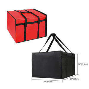 Sacchetto di consegna per <span class=keywords><strong>Pizza</strong></span> con chiusura a cerniera con dispositivo di consegna isolante con Logo personalizzato - Product Image 4