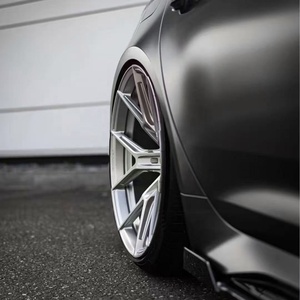 Cerchi Forgiati Concavi Profondi Argento Spazzolato 17 18 19 20 21 22 <span class=keywords><strong>23</strong></span> 5x114.3/5x120/5x112/5x108 per Audi A4 S4 RS5 RS7 B9 B8 - Product Image 3