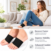 Manchons de soutien de la voûte plantaire en cuivre pour femmes et hommes, bandages de compression élastiques pour les pieds, pour le travail, l'exercice, la marche et l'usage quotidien