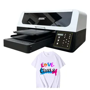 Ткань хлопок Dtg принтер футболка печатная машина прямая одежда текстильный Принтер Dtg с технической поддержкой