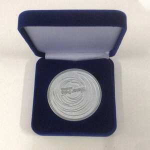 व्यक्तिगत मुफ्त डिजाइन अपने स्वयं के लोगो 1 या 2 औंस चांदी के राउंड सिक्के पदक - Product Image 2