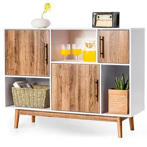 Moderne ausgefallene Eiche hohe und schmale hölzerne Schlafzimmer möbel Side board Kommode Lagers chrank Design