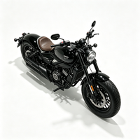 Motocyclette à essence Spring 450-C, style rétro Bobber Cruiser, siège individuel, hauteur de siège 720 mm, vitesse maximale 145 km/h