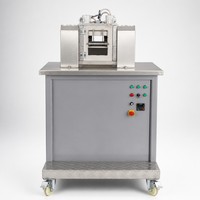 Granulateur de plastique de laboratoire, mélangeur à deux rouleaux, granulateur de masterbatch et de composés colorés, à échelle pilote, chauffage électrique, CE