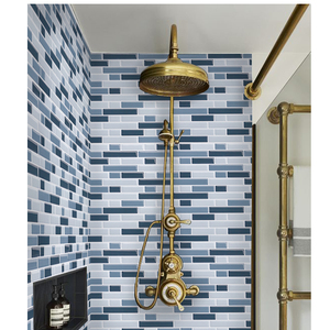 Gạch Thông Minh <span class=keywords><strong>4</strong></span>-Pack Trắng Xanh <span class=keywords><strong>X</strong></span>ám Bạc 9-In <span class=keywords><strong>X</strong></span> 10-In Đánh Bóng Composite Vinyl <span class=keywords><strong>Tile</strong></span> - Product Image 6