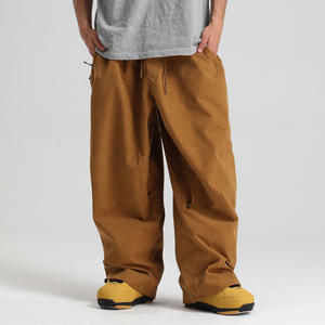 سراويل تزلج فضفاضة سراويل رياضية خارجية مضادة للماء والرياح شتوية دافئة سراويل تزلج نسائية - Product Image 3