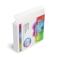 Boîtes pliables personnalisées imprimées sur mesure, petites boîtes pliables en papier couché, boîtes cadeaux en papier pliables