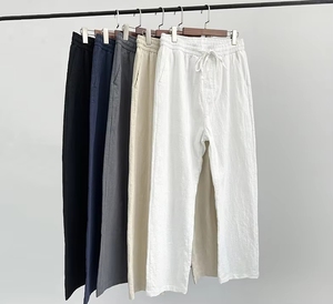 <span class=keywords><strong>Pantalon</strong></span> décontracté fin pour <span class=keywords><strong>homme</strong></span>, long, ample, léger, <span class=keywords><strong>en</strong></span> <span class=keywords><strong>lin</strong></span>, pour l'été - Product Image 1