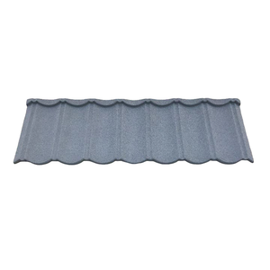 50 ans de garantie Tuiles de toit en tôle de toiture modernes en aluminium léger faîte en panneau de toit enduit de pierre de <span class=keywords><strong>zinc</strong></span> noir - Product Image 4