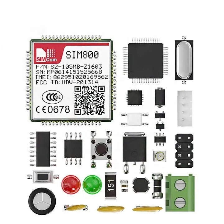 Elektronische Komponenten des Ic-Chips Bom-Liste für elektronische Komponenten, Ics, Kondensatoren, Widerstände, Steck verbinder, Transistor, LEDs, Kristall, di