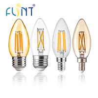 Direkt vom Hersteller 4,5W B11 E12 E26 LED-Kerzenlampe 450 Lumen Dimmbar für Zuhause Bar Kronleuchter für UL T20 2200K/2700K/3000K/5000K