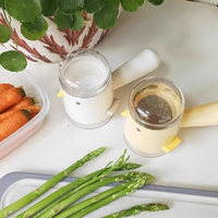 Pot à épices anti-poussière en plastique PP+PC+Silicone de qualité alimentaire, design oiseau, écologique, mesurable, pour sel et poivre, 500 ml
