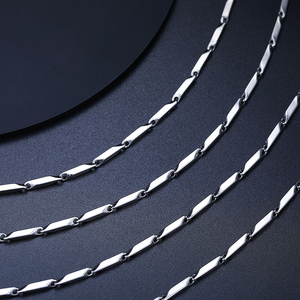 <span class=keywords><strong>Collana</strong></span> a Catena Romboidale alla Moda per Uomo, Catena in Acciaio Inossidabile per Donna, <span class=keywords><strong>Collana</strong></span> per Ciondolo, Gioielli Maschili, Vendita all'Ingrosso Economica - Product Image 2