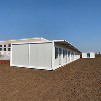 Maison préfabriquée en conteneur, maison mobile, dotée d'une forte résistance au feu et d'une surface personnalisable pour dortoir, destinée aux travailleurs ou aux étudiants
