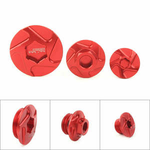 Pernos de sincronización de motor rojo para <span class=keywords><strong>Moto</strong></span>, tapones de aceite para <span class=keywords><strong>Honda</strong></span> <span class=keywords><strong>2019</strong></span> Super Cub 125 CA125A, alta calidad, suministro de fábrica, 3 uds. - Product Image 3