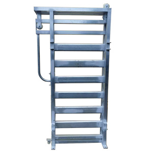 Clôture de cour de chiens, panneau en métal galvanisé, porte coulissante - Product Image 3