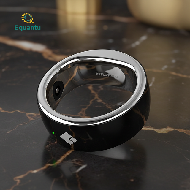 Muslim Stainless Steel Tasbeeh Counter Ring Android Smart Prayer Ring Accurate Qibla Direction Universal Fit 4 Days Battery Life