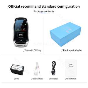 LCD thông minh điều khiển từ xa phổ Mô hình nhà máy bán buôn IPS màn hình cảm ứng thời gian hiển thị nâng cấp chìa khóa xe sang trọng phụ tùng xe hơi - Product Image 4