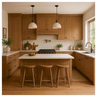 Lemari Dapur Dinding Desain Italia Mewah Prima, Pintu Kaca, Rangka Aluminium, Lampu LED, Rak Dapat Disesuaikan untuk Rumah