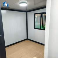 Maison conteneur modulaire préfabriquée RELYANCE 10FT, éclairage solaire, étanche, design moderne, entièrement meublée, salle de bain intégrée, boutique