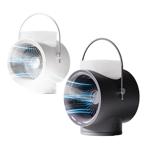 Nouveau ventilateur portable rechargeable à grande capacité de batterie, mini ventilateur de pulvérisation d'eau, ventilateur de table électrique rotatif à brume fraîche pour la maison - Product Image 1