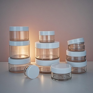 New 30g 50g 100g Face Cream Scrub Body Butter PET Cosmetic Container Thick Wall Hard and Cheap <b>Plastic</b> <b>Jar</b> with Lid Packaging - Product Image 6