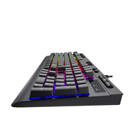 Teclado para Juegos Havit KB883L, Teclado con Retroiluminación LED Programable con Cable para Computadora de Escritorio