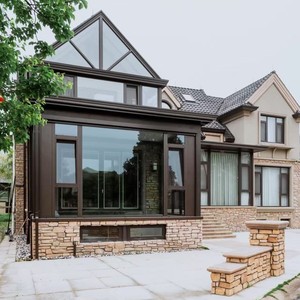 Coperture per Patio <span class=keywords><strong>in</strong></span> Alluminio Personalizzate, Verande Invernali, Serre <span class=keywords><strong>in</strong></span> Vetro, Moderni Padiglioni Trasparenti per Giardini di Ville, Case Prefabbricate Modulari - Product Image 6