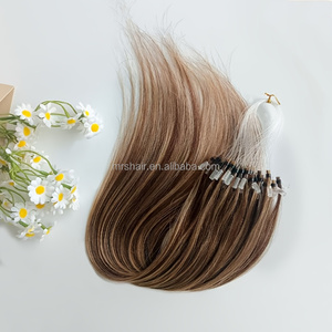Extensiones de Cabello Humano Premium con Micro Anillas, Estilo Liso Brasileño, Ligeras y Naturales, Hechas con Cabello Humano Brasileño - Product Image 6