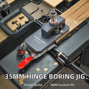 Gabarit de perçage pour charnières dissimulées 35 mm, personnalisable, pour le bricolage et la menuiserie, guide de positionnement, ODM OEM YOMO HJ35, outillage de machine - Product Image 2
