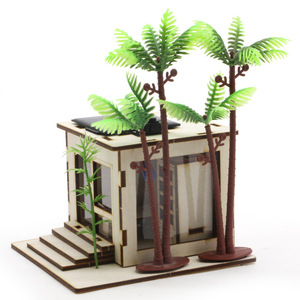 Kit de modelo de casa de madera con energía solar para niños, juguete educativo de ciencia y aprendizaje STEM, de 4 a 6 años - Product Image 3