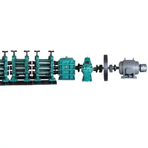 Automatic continous deformed bar steel bar iron wire rod steel rebar making machine production line hot rolling mill
