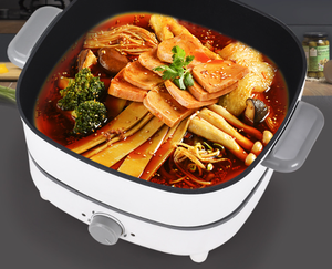 Grill de table pour fête tendance 2025, grill à <span class=keywords><strong>raclette</strong></span> d'intérieur, petit appareil de cuisine familial, barbecue électrique avec fondue - Product Image 5