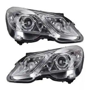 ไฟหน้าซีนอน Hid ของแท้มือสองสำหรับ Mercedes Benz E Class W212 2009-2013ไฟหน้า2128200939และ2128201039