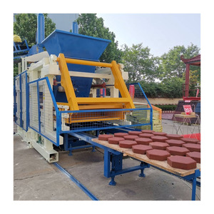 QT10-15 hoàn toàn tự động thủy lực Khối máy công nghệ Châu Âu cho gạch dây chuyền sản xuất ở Châu Phi - Product Image 6