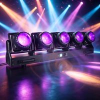 Moules personnalisés fabriqués en usine, 5 pièces de lampes LED Tornado 120w, DMX512, adaptées aux bars, aux concerts et aux scènes de mariage