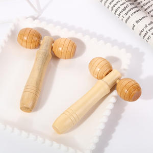 Holz therapie Nachricht Werkzeuge Hals Guasha Naturholz Hammer Rücken Boady Formung Kopf Magen kratzen <span class=keywords><strong>Massage</strong></span> gerät Walze - Product Image 2