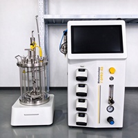 Système de Fermentation Réglable à Source de Lumière, Bioréacteur en Verre avec Contrôle PID, 1L - 15L, pour Culture en Suspension de Cellules Végétales