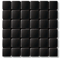 Carrelage de décoration en porcelaine glacée et brillante, mosaïque de couleur noire, 291x291mm, vente en gros, offre spéciale