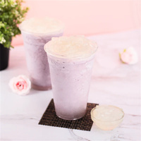 Taiwan Tea Zone B2005 8.8 Lbs Gelée de Litchi et Noix de Coco pour Bubble Tea, Ingrédients pour Boissons Froides, Garniture Sucrée pour Crème Glacée