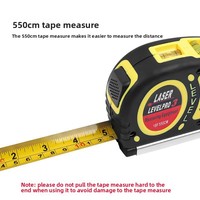 High Precision Multifunctional Electronic Ruler Instrument Laser Level Infrared Tape Distance Meter Digital Display Metric