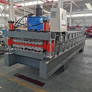 เครื่องขึ้นรูปม้วนกระเบื้องมุงหลังคาโลหะอลูมิเนียมเหล็กสองชั้นยาวสองชั้น - Product Image 3