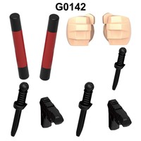 G0142 Mini Juguetes de Superhéroes de Película Daredevil Punisher Muse Kingpin White Tiger Bullseye Mini Bloques de Construcción DIY para Niños Regalo