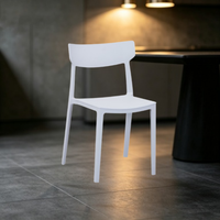 Chaise en plastique empilable de haute qualité au design italien pour table à manger, fauteuil de jardin en PP, fournisseurs de chaises