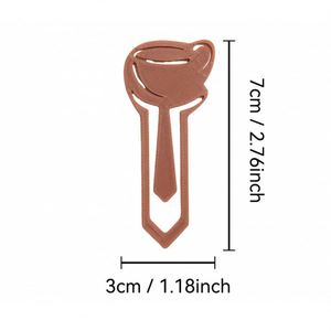 YY Coffee Cup Shaped PU Leather Book Marks for Reading Book Page Marker Clip New Style Cute Corner <b>Bookmark</b> for GIfts - Product Image 2