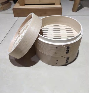 Vaporera de Bambú de Grado Alimenticio TYLOO con Tapa, Resistente al Calor, Duradera, para Uso Doméstico y en Restaurantes - Product Image 4