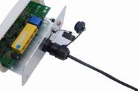 Connecteur RJ45 étanche IP67 GIET Rg45 Rj45 avec deux caches anti-poussière, prise pour montage sur panneau, câble réseau