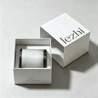 Boîte d'emballage de luxe pour bougies avec logo personnalisé, boîte à tiroir pour bougies avec insert, boîte d'emballage de haute qualité pour bougies