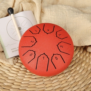 High Quality 4 Inch 8 Tone Tongue Drum Worry Free Drum Mini Steel Tongue Drum <b>Percussion</b> Musical <b>Instrument</b> - Product Image 3